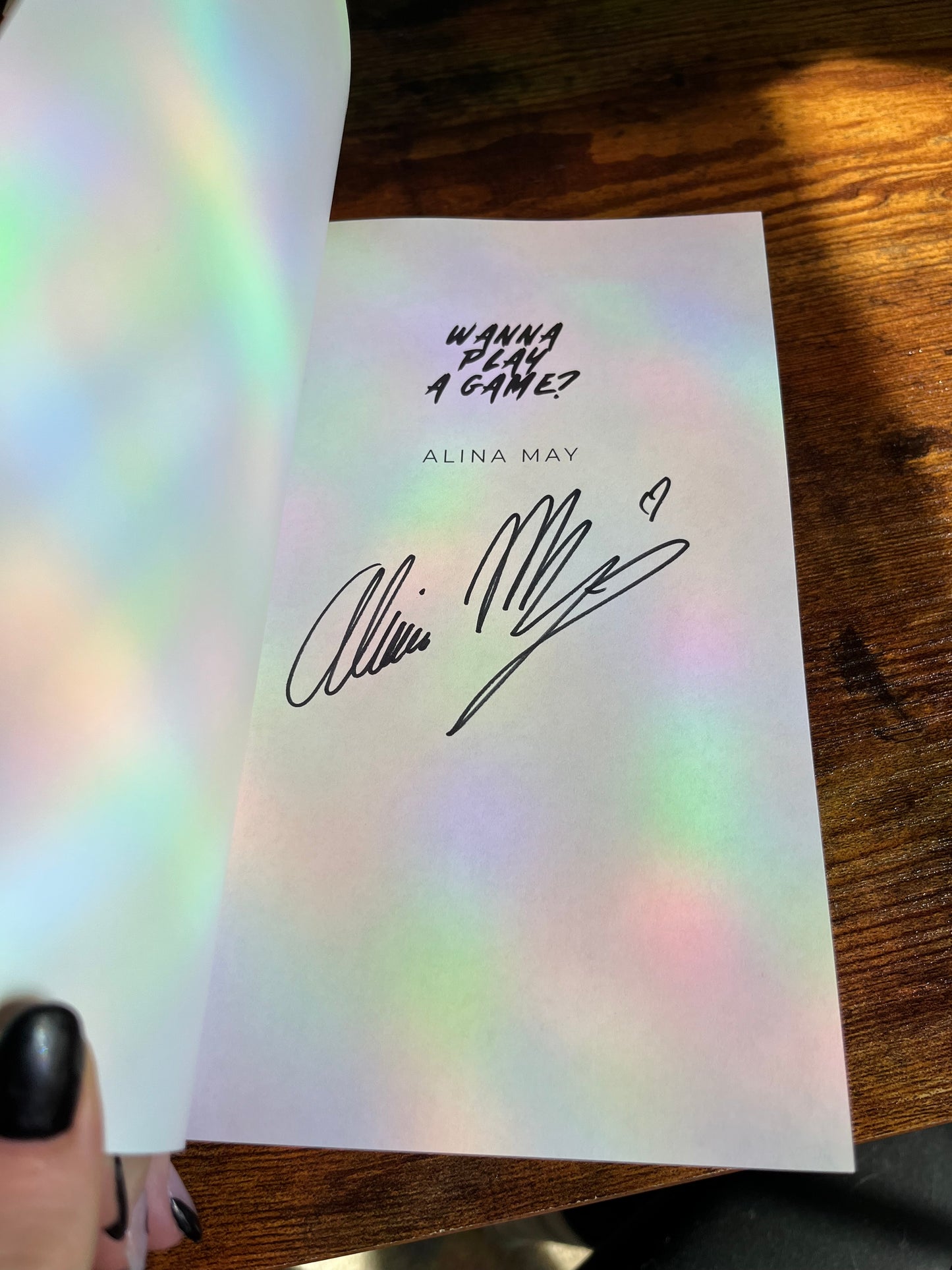 Wanna Play a Game Signed Paperback